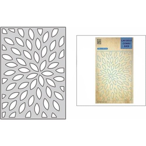 2021 New Layered Clear Water Droplets Plate Metal Cutting Dies for DIY Scrapbooking Decor and Card Making Paper Craft Embossing