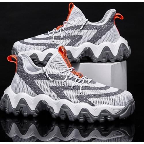 Trendy Mens Casual Shoes Spring 2021 New Comfortable Breathable Mesh Mens Shoes High Quality Adult Outdoor Mens Casual Shoes