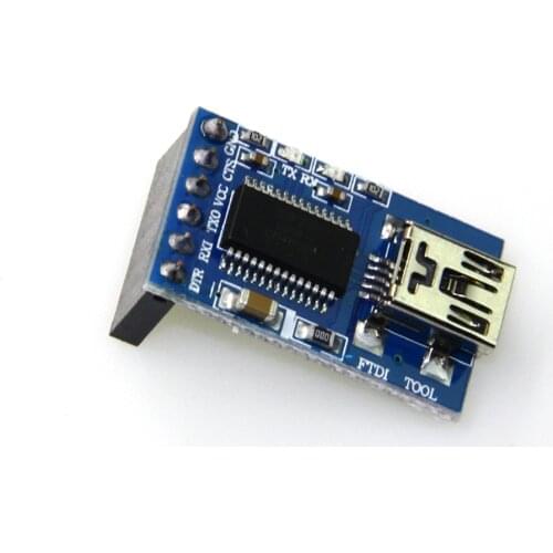 FT232RL USB to Serial adapter module Mini USB TO RS232 For Arduino pro mini (welding short row mother pin)