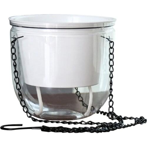 Hanging Baskets Transparent Self-Watering Plant Flower Plastic Pot Planter Home Garden Decor Garden Pots Planters