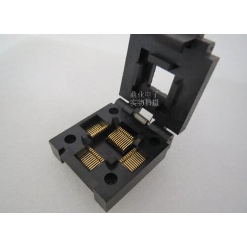 Clamshell IC51-0484-630 QFP48 IC Burning seat Adapter testing seat Test Socket test bench in stock free shipping