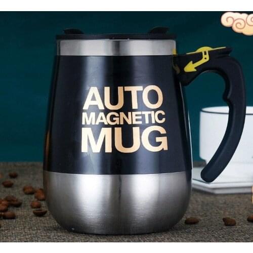 400ml Self Stirring Mug Automatic Mixing Mug for Coffee Milk Grain Oat Stainless Steel Thermal Cup Double Insulated Smart Cup