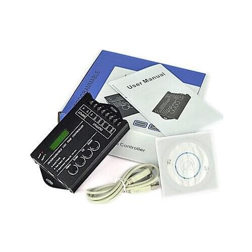 [Seven Neon]Free DHL shipping intelligent DC12V/24V 20A 5channels LED time programmable LED RGB strip/module controller