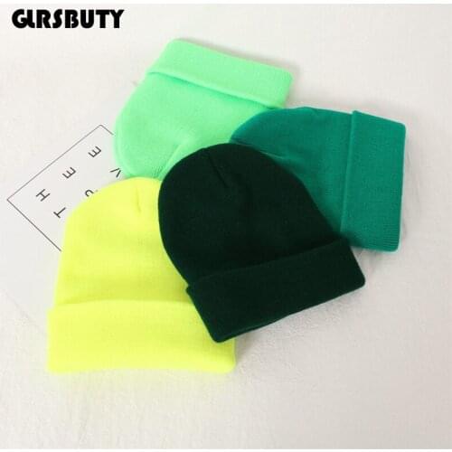 Beanie Hat Winter Knitted Cap Wool Blends Soft Warm Knitted Cap Men Women Skull Hats Ski Caps Multi color Knitted Hat Cap