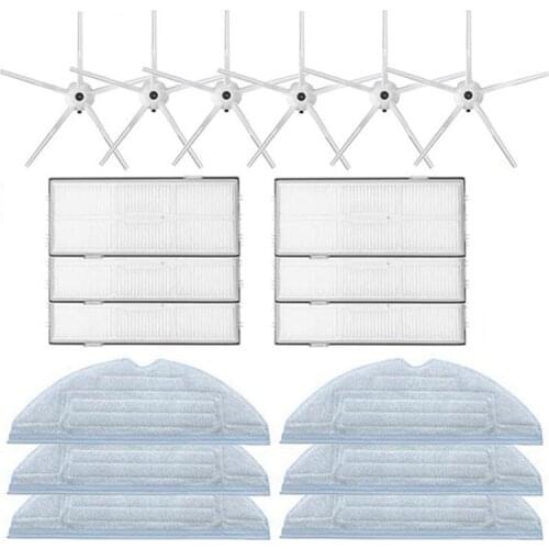High Quality Hepa Filter Mopping Cloths Side Brush For Xiaomi Roborock S7 T7S T7plus Mopping Cloth Spare Parts