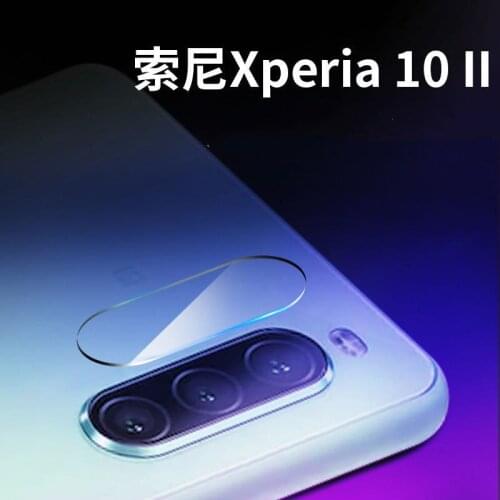 2pcs /lot Camera Lens Glass for Sony Xperia 10 II HD Back Camera Lens Film Protector for Sony Xperia 10 II