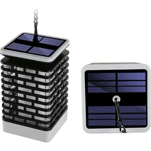 Solar LED Flame Light Blinking Lawn Lamp Realistic Waterproof Lamp Outdoor Garden Hanging Lamp Dropship 6.30