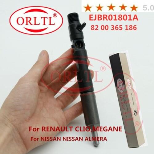 4 pieces EJBR01801A Diesel Common rail EJB R01801A Fuel Injector 8200365186 auto pump injector for NISSAN RENAULT CLIO MEGAN