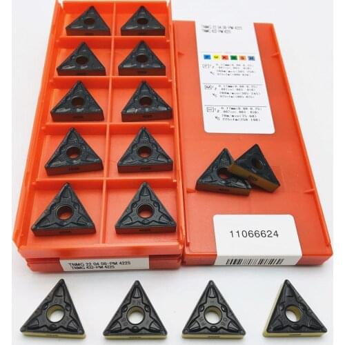 10 pieces of TNMG220408 PM 4225 carbide blade CNC turning tool machine tool accessories turning blade cutting tool tnmg 220408