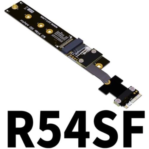 M.2 WiFi A.E key to NVME extension cable mkey ssd connector converter AKEY Flexible Flat Cable extend M key