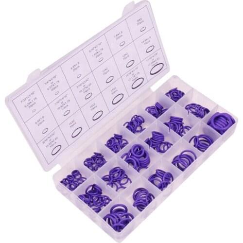 Car Air Conditioner Boxed Sealing Ring Repair Boxed O-ring, Nitrile Rubber Ring Gasket, High Pressure and High Temperature