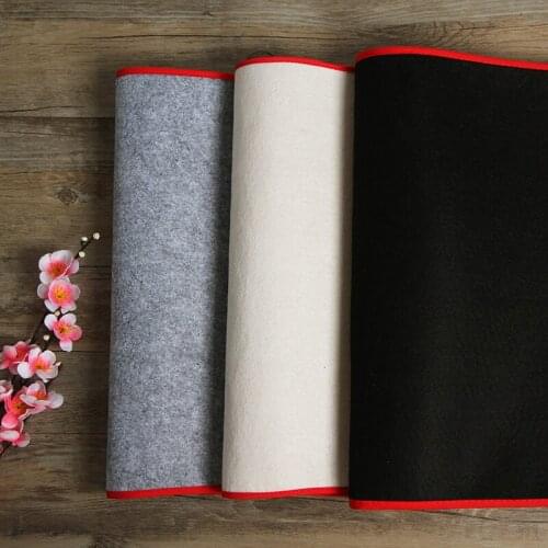 Chinese Calligraphy Felt Pad Peinture Feutre Traditional Brush Ink Painting Pad Colorful Thicken Soft Table Mat Feutre Peinture