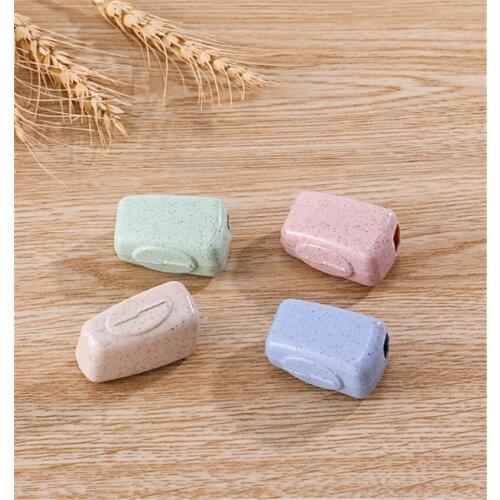 4 Pcs Portable Toothbrush Holders Protective Covers Toothbrush Hat Dust Box Health Outdoor Travel Home Brush Head Anti-dust Tool