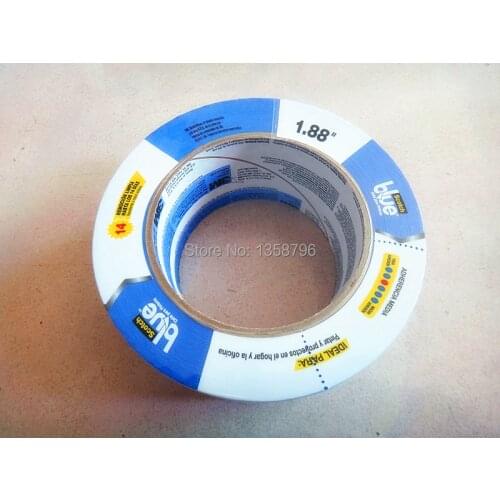 48mm x 54.8m Blue Tape for 3D Printer Heat Tape 3M 2090 Crepe Paper Resistant High Temperature Adhesive Tape