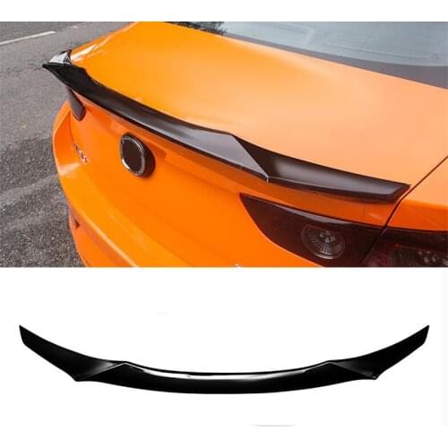 FOR NEW Mazda 3 CAR Spoiler ABS Material High Quality 2019 2020 Mazda3 Sedan Rear Tail Wing Decoration Accessories M3 DK Style