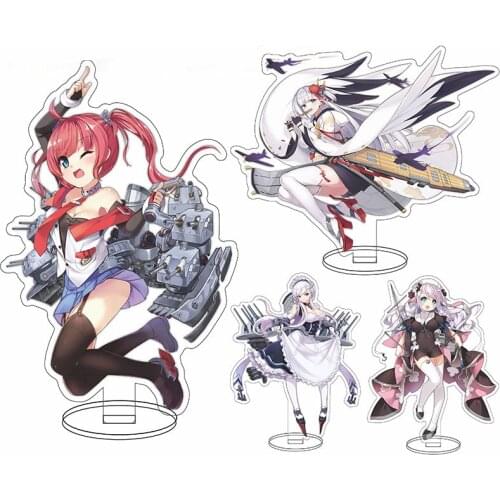 Azur Lane Man Key Chain Acrylic Standing Women Key Ring Model Game Chain for Pants Pendant Funny Kids Key Holder Jewelry Brelok