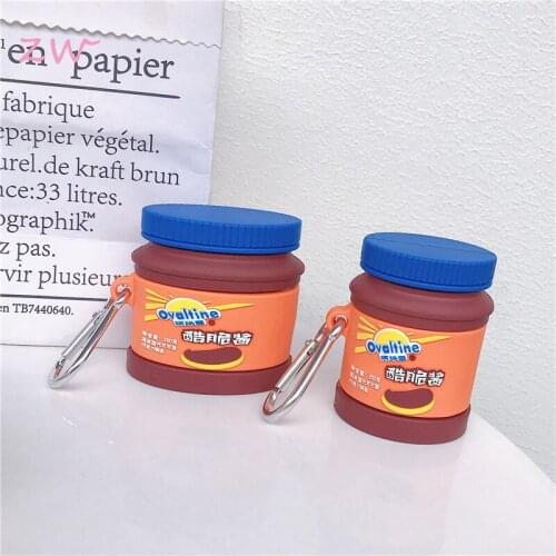 New luxury chocolate cream case for airpods silicone cover for apple airpods 1 2 pro case charging box bag cover