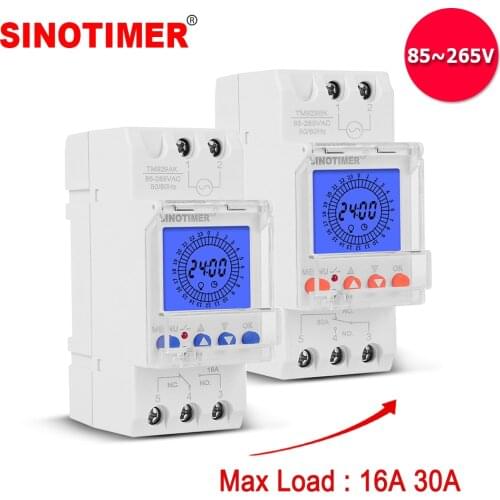 24hrs Digital Analogue Time Switch 15 Mins Interval with 96 ON/OFF Each Day