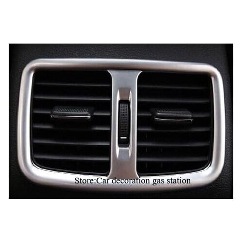 For HYUNDAI Tucson 2016 ABS Chrome Air Vent Cover Surround Trim Air Condition Cover Decoration Trims car Accessories Car Styling