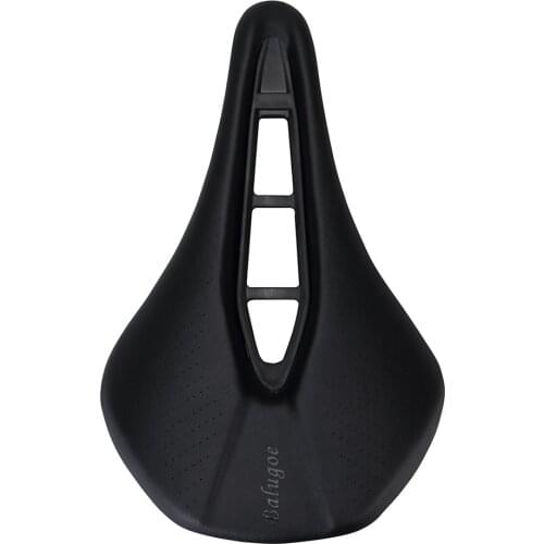 Road Hollow Bike Saddle Rainproof PU Surface Soft Sponge Shockproof Bike Seat MTB Saddle Bicycle Saddle Seat Bolsa de Selim Para