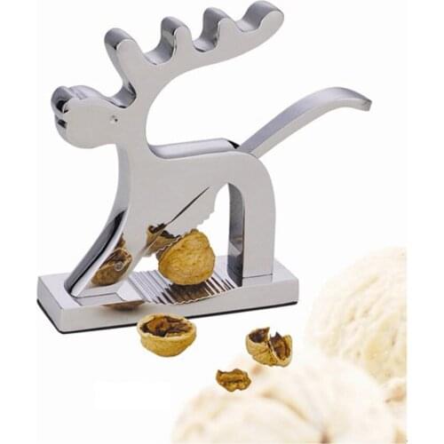 [ Fly Eagle ] Chrome Reindeer Nut Cracker design, fun, ideal Christmas Gift Idea NC09 New
