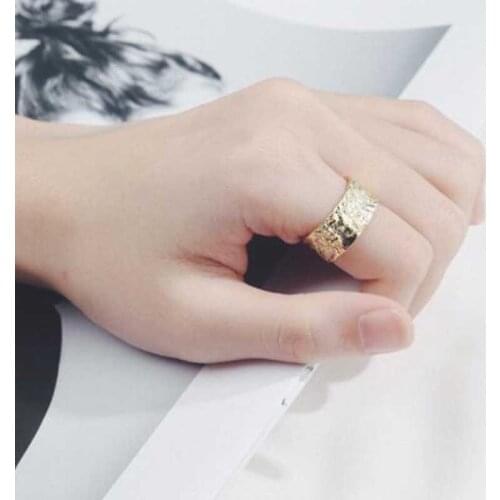 Gothic Fashion Classic Simple Open Gold Ring Minimalism Men Women Vintage Ring Ring Engagement Wedding Jewelry бижутерия 2020