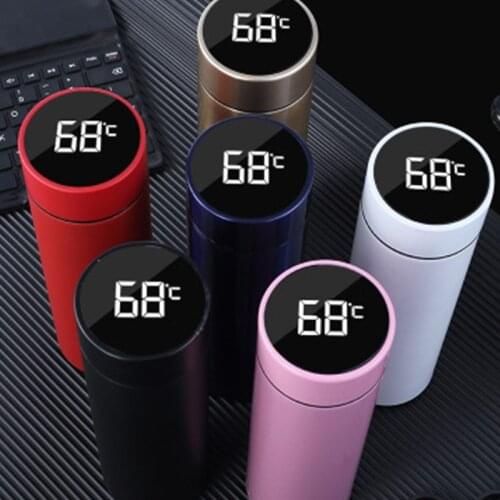 Intelligent Stainless Steel Thermos Bottle Cup Temperature Display Vacuum Flasks Travel Car Soup Coffee Mug Thermos Water Bottle