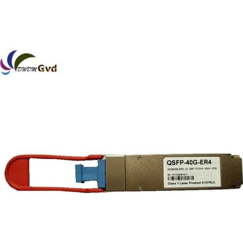 Juniper 740-066424 JNP-QSFP-40GE-ER4 Compatible 40GBASE-ER4 QSFP+ 40G 1310nm 40km DOM LC SMF Optical Transceiver Module
