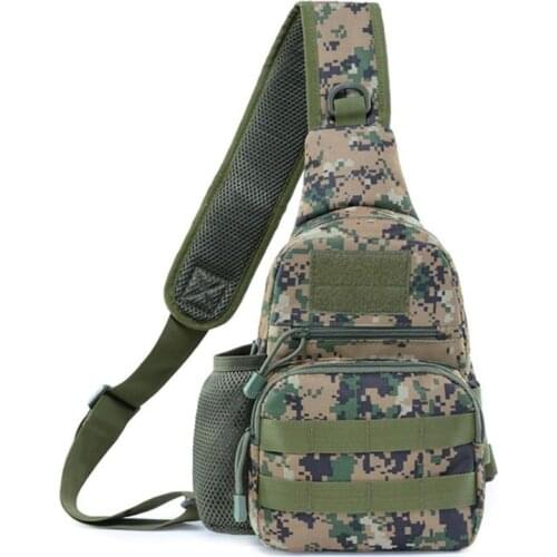 Outdoor Chest Kettle Casual Camouflage Cross-Body Men Sports One- Shoulder Oxford Cloth Bust Bags