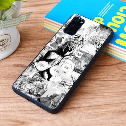 For Samsung Galaxy Vinland Saga Manga Collage Soft TPU border Samsung Galaxy Case