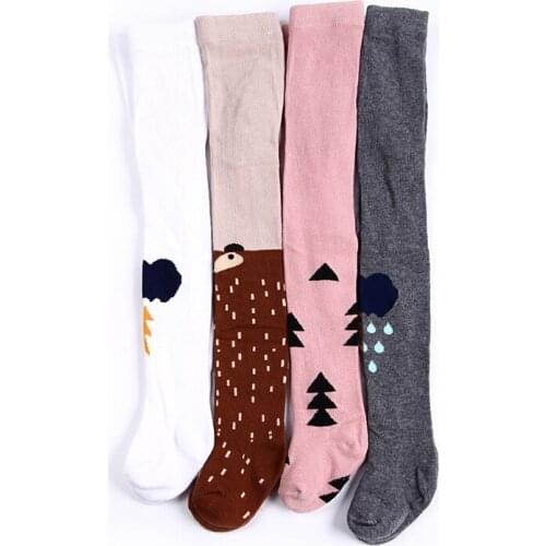 Cheap Stuff Baby Girl Tights Cartoon Children Girls Autumn Winter Warm Kids Tights For Girls Toddler Pantyhose Baby Tights