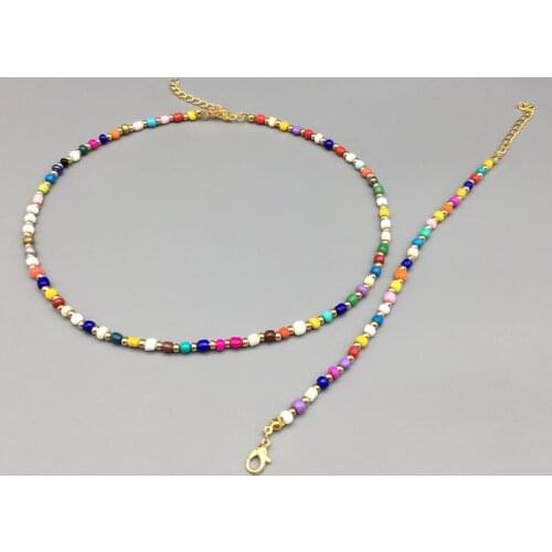 2019 new beads choker necklace women beaded necklace women girls party birthday gift charm jewelries for girlfriend