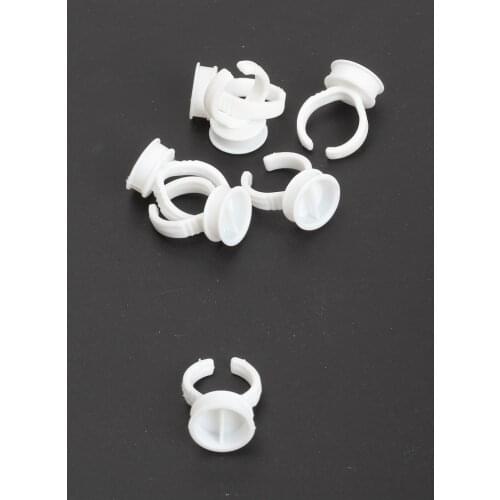 Wholesale 200Pcs/Lot Disposable Tattoo Ink Rings Cups Permanent Makeup Pigment Holder Eyebrow Eyelash