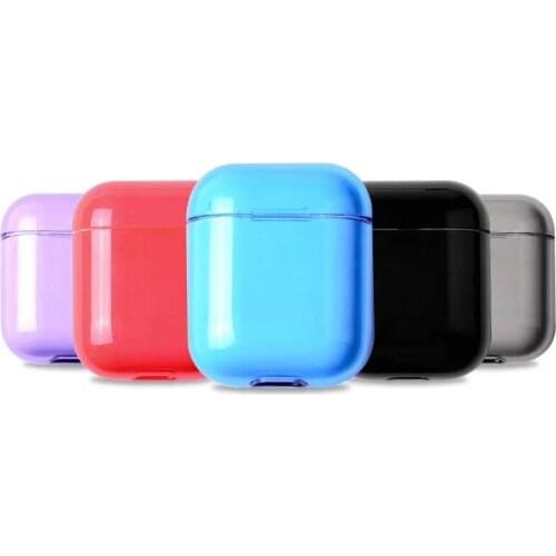 Solid Color Transparent Plastic Case For Airpods Shockproof Earphone Protective Cover Waterproof Headset Accessories For Airpod