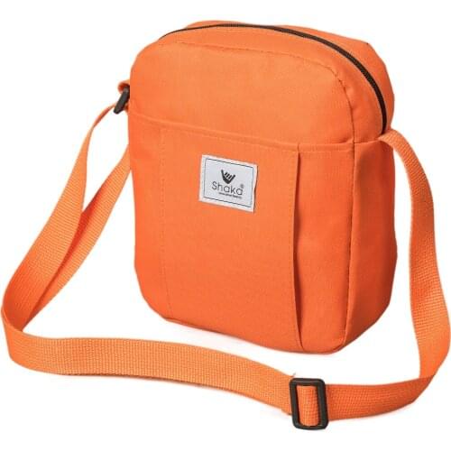 Orange 2-Compartment Shoulder Bag 2021 Spring Summer Collection 22x18 cm