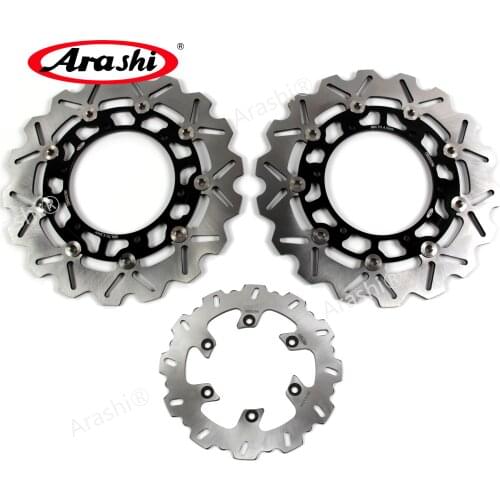 Arashi 1 Set CNC Front Rear Brake Disc Rotors For YAMAHA YZF R1 1998-2001 / XJ N 600 1998 -2003 XJ600N / TDM 900 2002-2010