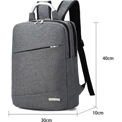 Hot Selling Casual Multifunctional Backpack Large Capacity Canvas Zipper Bag for Men Women -B5