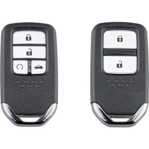 Remote Key 4 Buttons 433Mhz ID47 Chip Fit For Honda Civic 2014-2017 & 2 Button For Honda Fit /City /Jazz XRV/Venzel HRV
