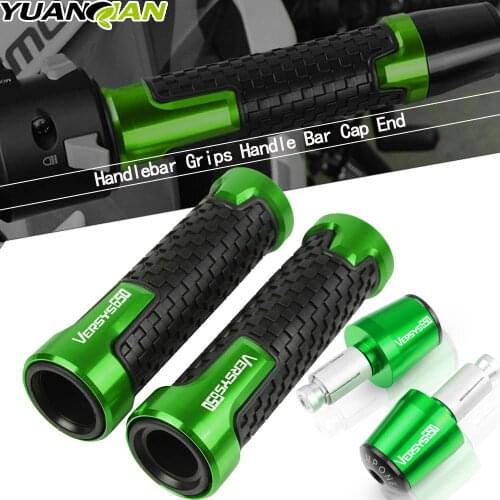 For KAWASAKI VERSYS650 cc VERSYS 650 2006-2018 2007 2008 2009 2010 2011 2012 7/8'' 22mm CNC Motorcycle handle bar grip ends hand