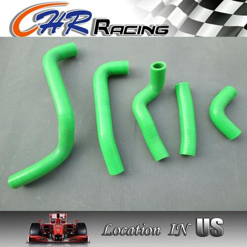 Silicone radiator hose Kawasaki KDX220 KDX200 KDX 220 200 1995-2006 01 00 GREEN