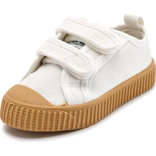 Skoex New Children Canvas Shoes For Girls Sneakers Baby Boy Flat Sport Shoes Breathable Fashion Kids Casual Student Running Shoe