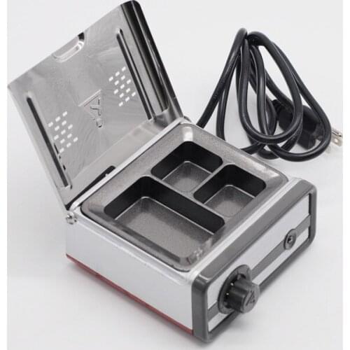 Dental Lab Equipment 3-well Wax Heater Machine Heating Analog Dipping Pot Dentistry Equipment