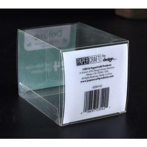 UV Crafts square transparent pvc Box Printed,Custom packaging clear PVC PET transparent plastic box ---PX20314