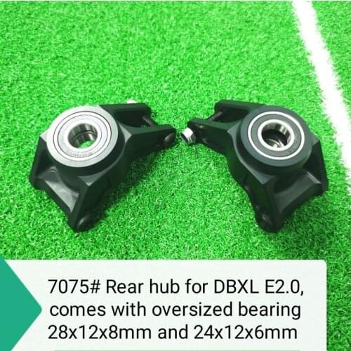 VITAVON CNC aluminum7075 Rear Hub for LOSI DBXL E2.0 Black