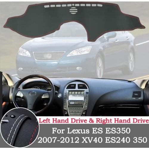 High-quality leather instrument panel protection pad and light-proof pad for Lexus ES ES350 2007-2012 XV40 ES240 350 accessories