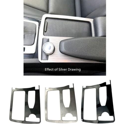 Replacement for Mercedes Benz C180 C200 W204 2008-2013 Water Cup Holder Panel Gear Shift Decorative Panel