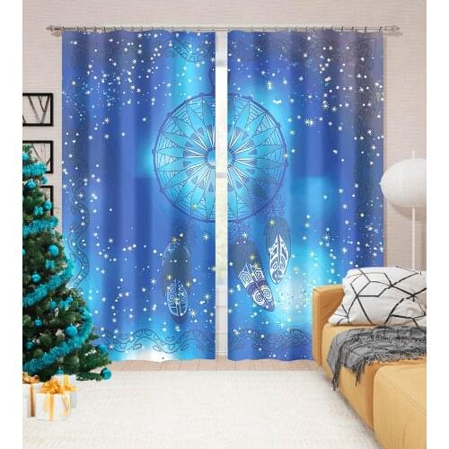 3D Personalized Forest Animal Pattern Bedroom Adult Living Room Curtain Custom Curtain Suit Bedroom with Hook Accessories