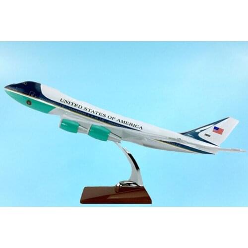 1:150 Scale Airplane 747 B747-200 Aviation Model Toys Air Force One Alloy Aircraft Plane Display Airliner Collectible Souvenir
