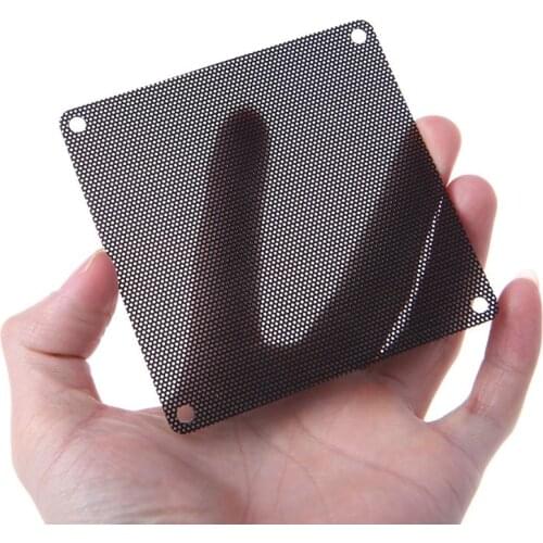 10PCS 120MM PVC Fan Dust Filter PC Dustproof Case Cuttable Computer Mesh Cover Black Dropship