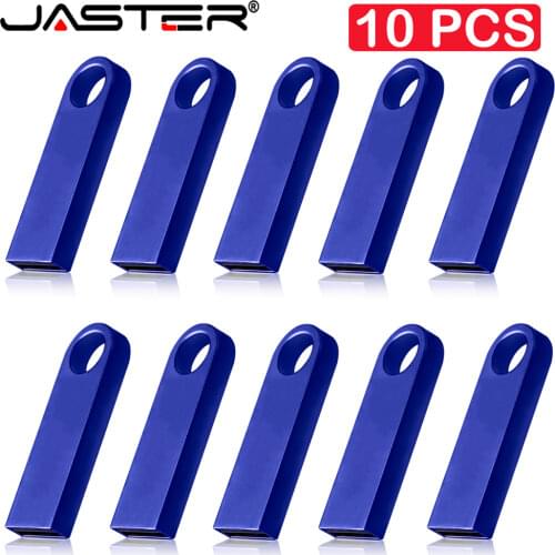 10 PCS/LOT Mini USB Flash Drive 32 GB USB Stick 128GB Metal USB Bracelet Pen Drive 16GB Pendrive 64 GB Business Free Custom Logo